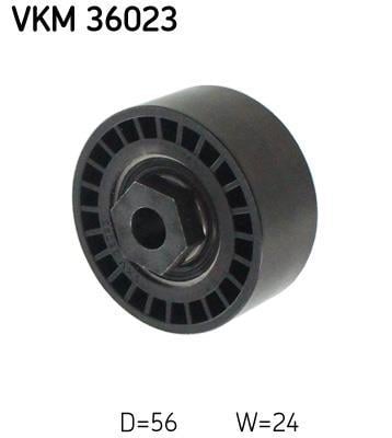 Rolo tensor da correia trapezoidal estriada SKF ref. VKM 36023